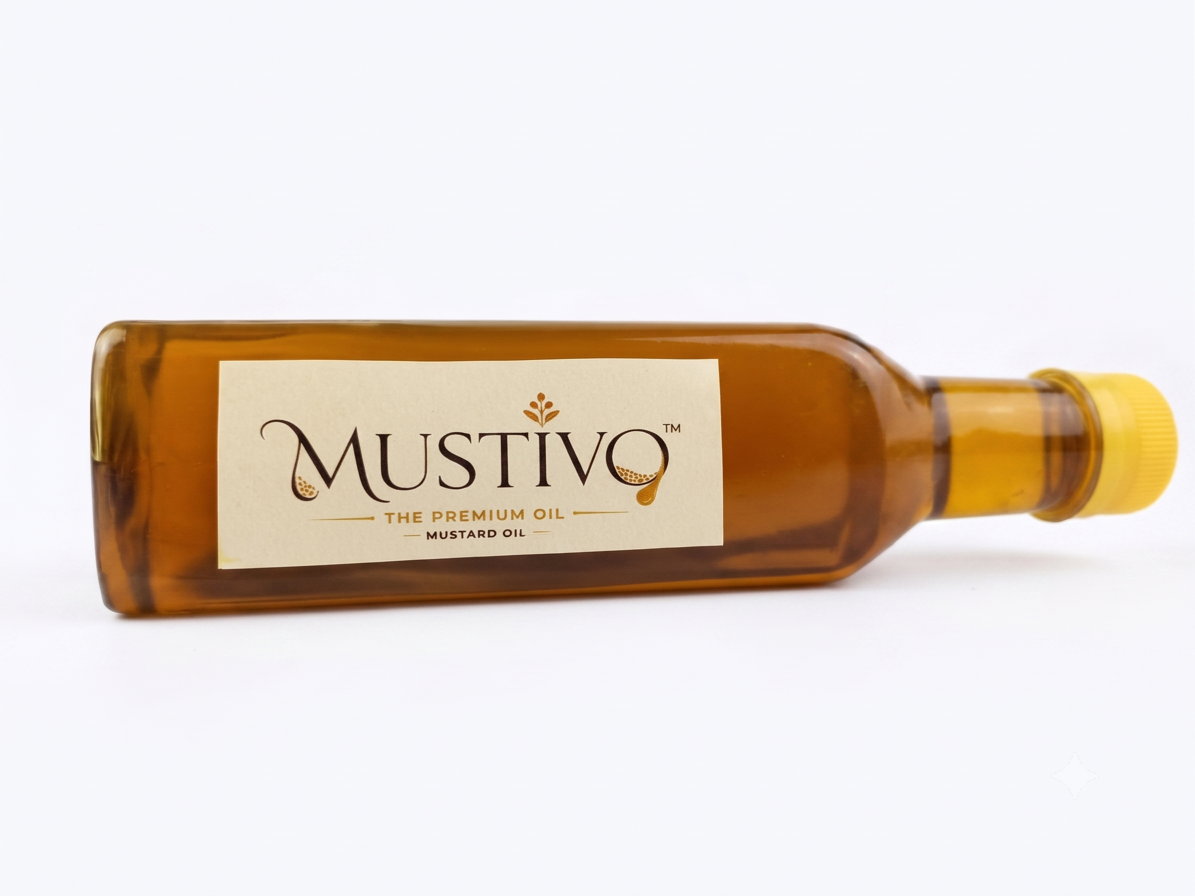 MUSTIVO™ Pure Kachi Ghani Mustard Oil | 100% Traditionally Extracted  Sarson Ka Tel | Zero Cholesterol & Trans Fat | Rich in MUFA | Premium Edible Oil - 500 ML